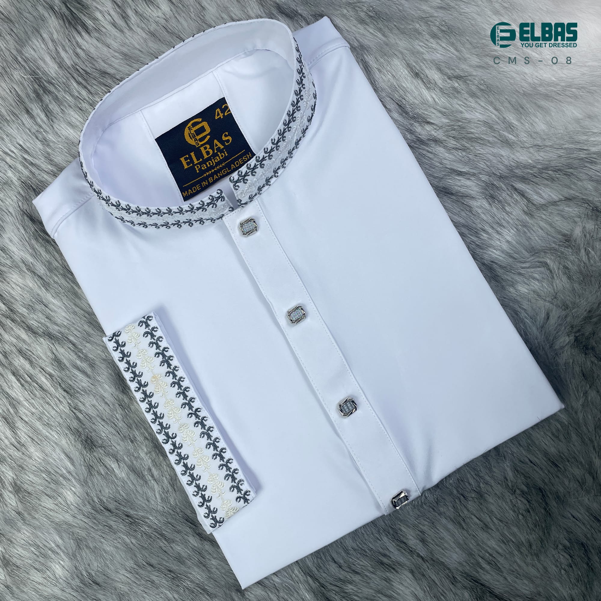 Premium Men's China Micro-Stitch Panjabi