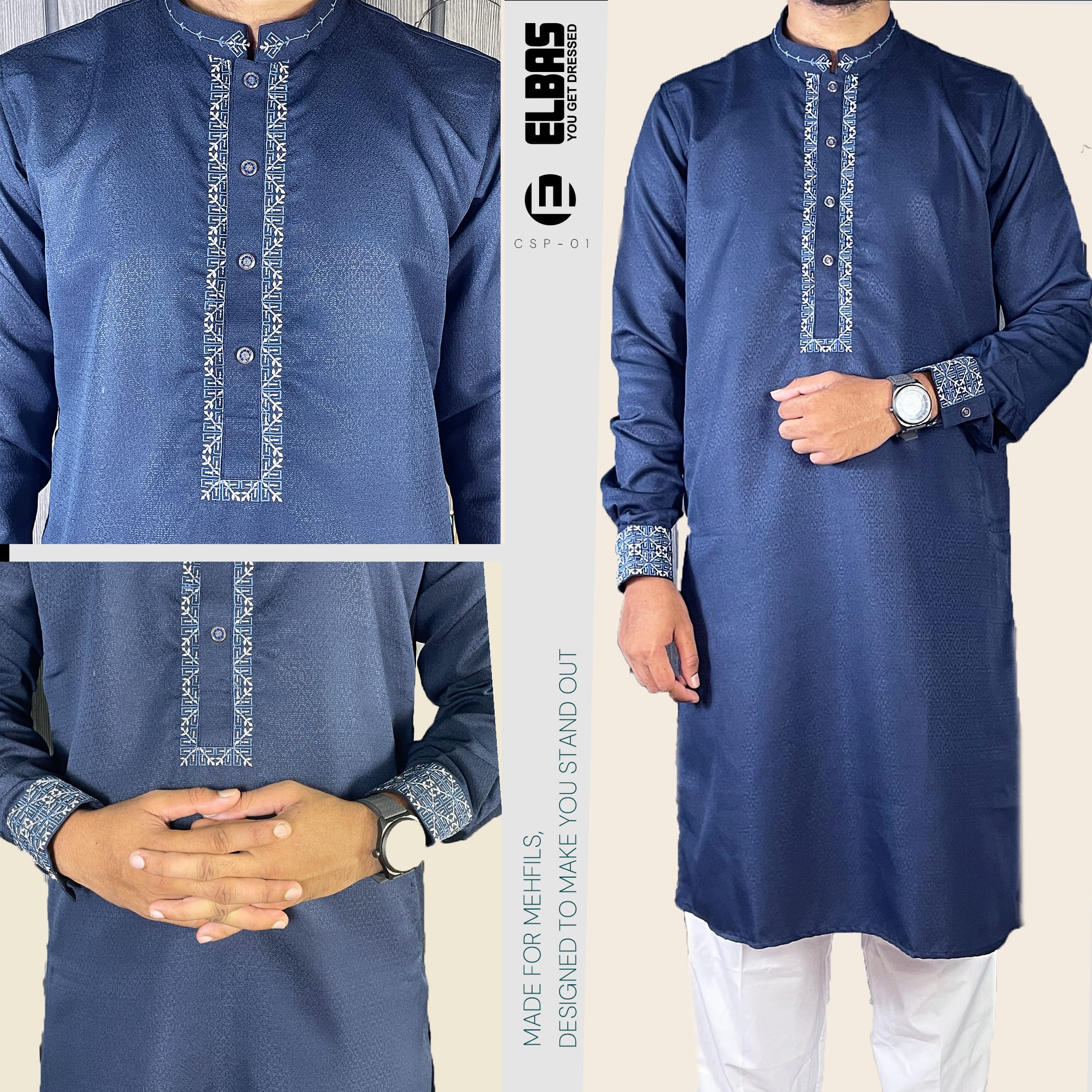 Mens Premium Panjabi - Mehrab