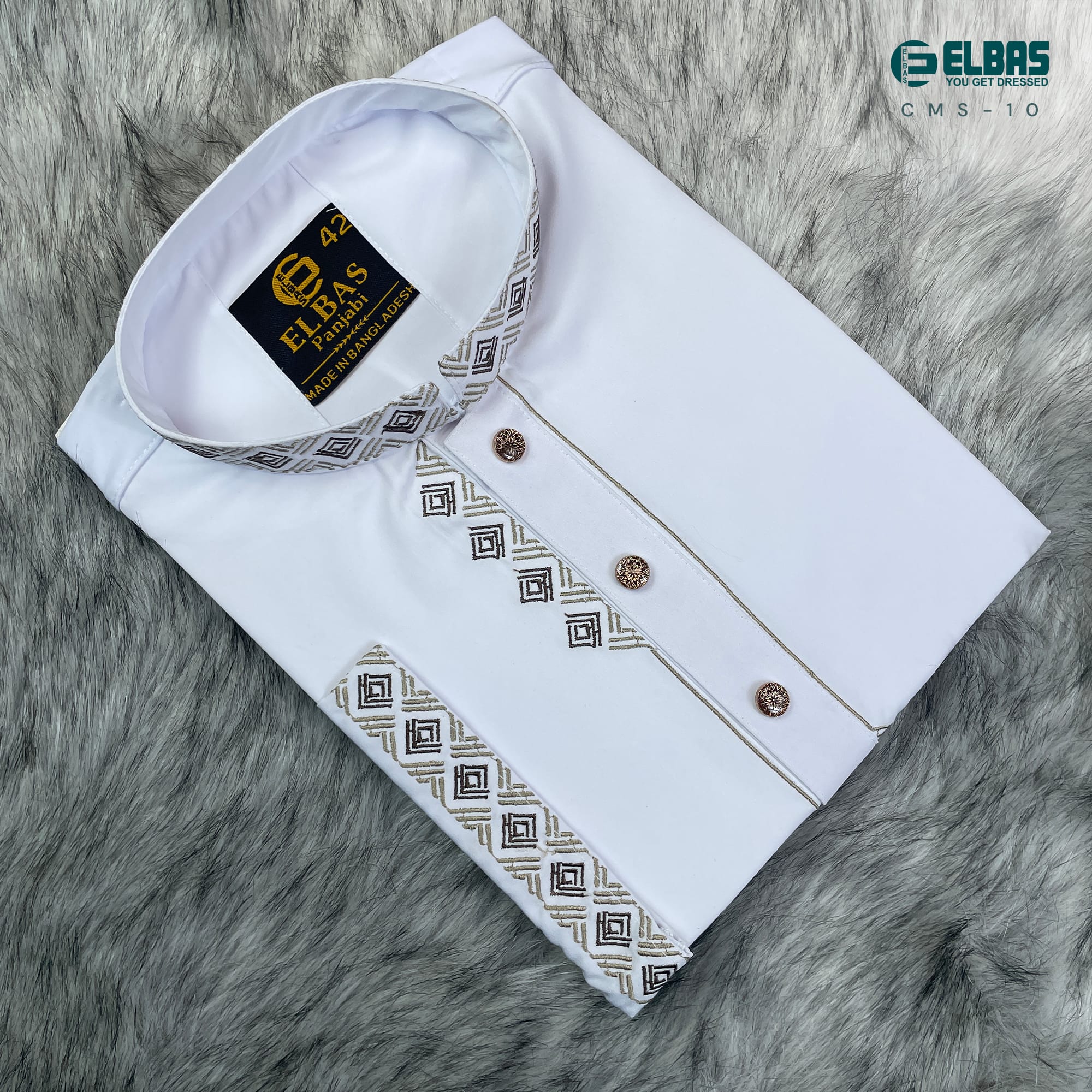 Premium Men's China Micro-Stitch Panjabi