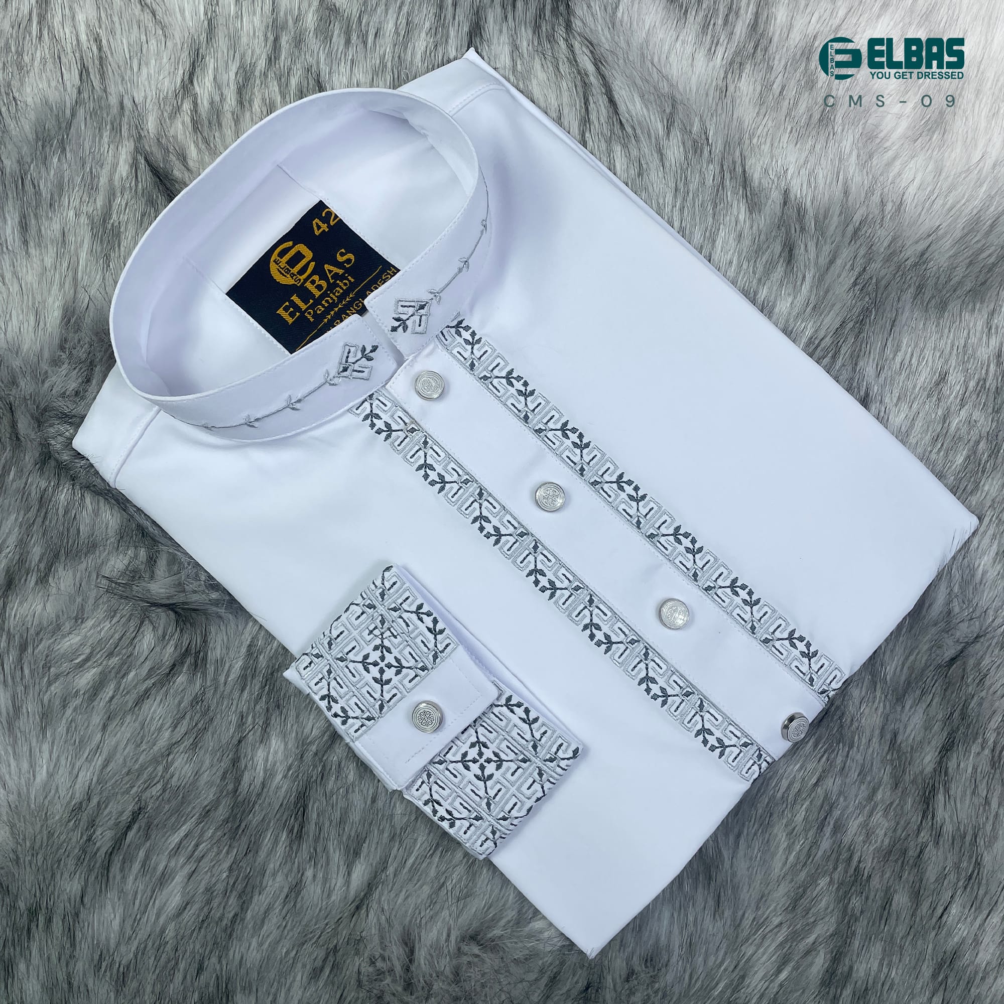 Premium Men's China Micro-Stitch Panjabi